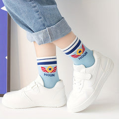 Kids Cotton Pilot Socks - Breathable & Sweat Absorption