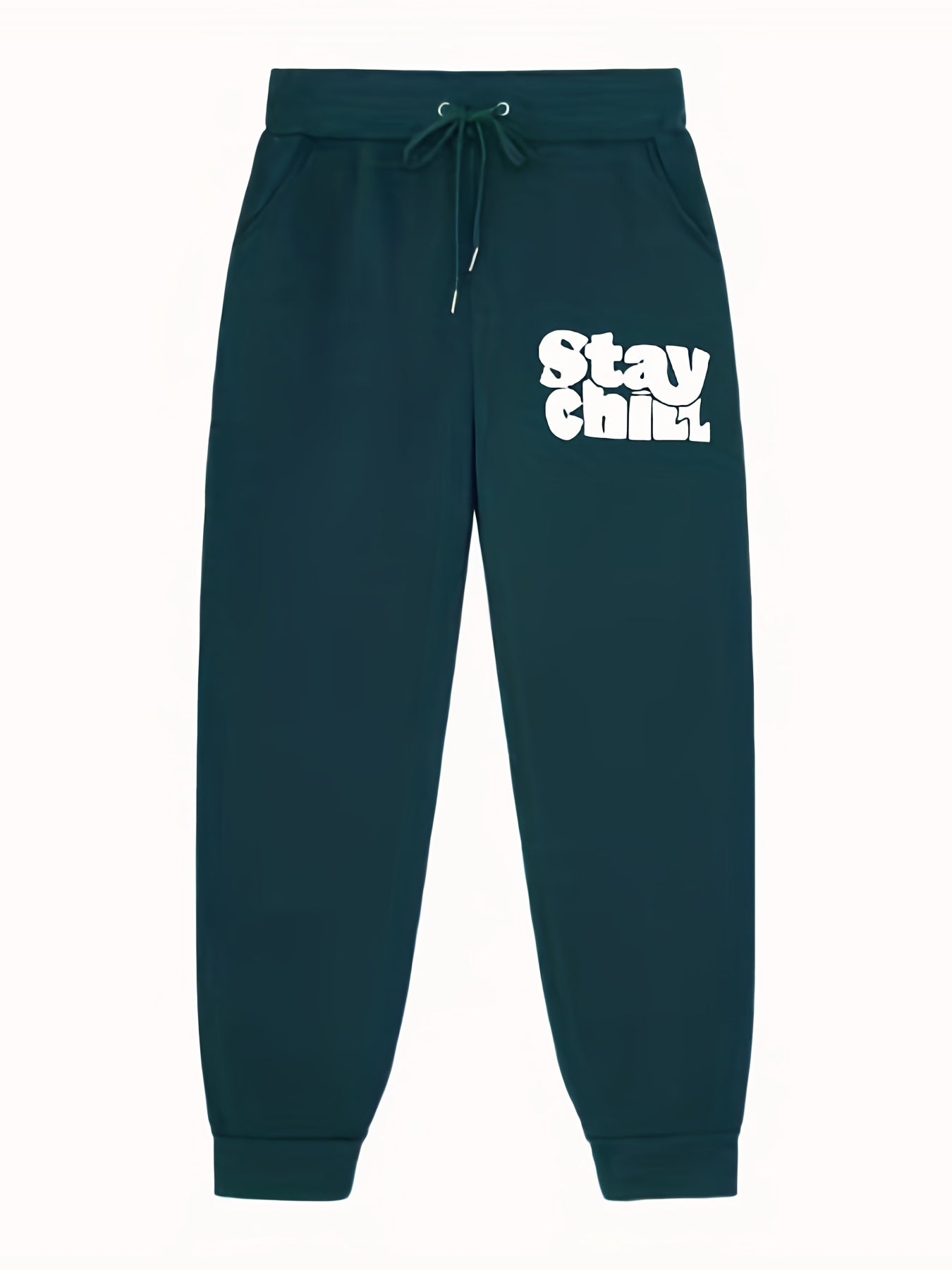 Men's Letter Print Joggers Casual Loose Fit Pants