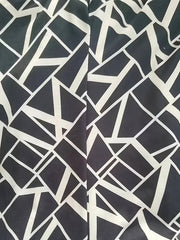 Geometric Print High Rise Skinny Trousers