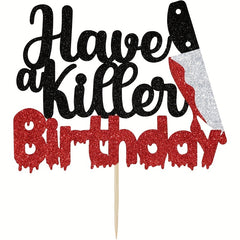 Halloween Cake Insert Have A Killer Birthday Topper