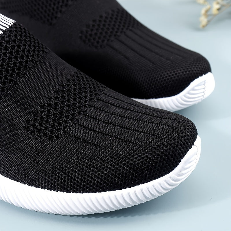 Women's Mesh Slip-On Sneakers Lightweight Running Shoes