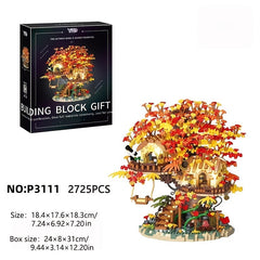 Autumn Tree House Small Building Block Set