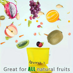2pcs Reusable Storage Bag Organizer For Fresh Fruits Prevents Ripening