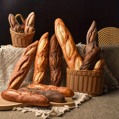 3pcs Realistic French Baguette Models for Baking and Photography