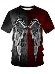 Men's Graphic Print T shirt Casual Comfy Slightly Stretch