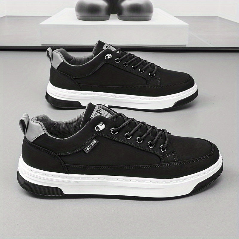 Men's Canvas Lace-up Sneakers Casual Shoes Breathable