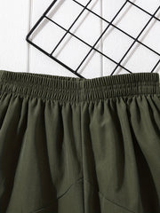4pcs Boys Comfortable Casual Shorts with Pocket for Summer