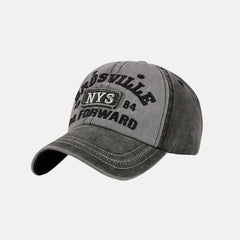 Embroidery Baseball Cap Patchwork Strap Back Dad Hat
