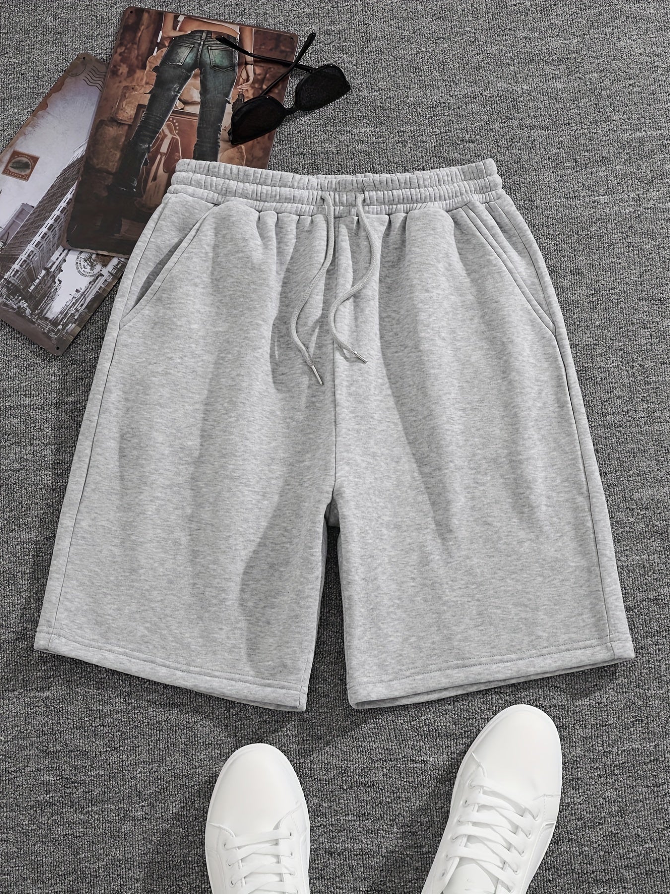 Men's Classic Pleated Shorts for Summer