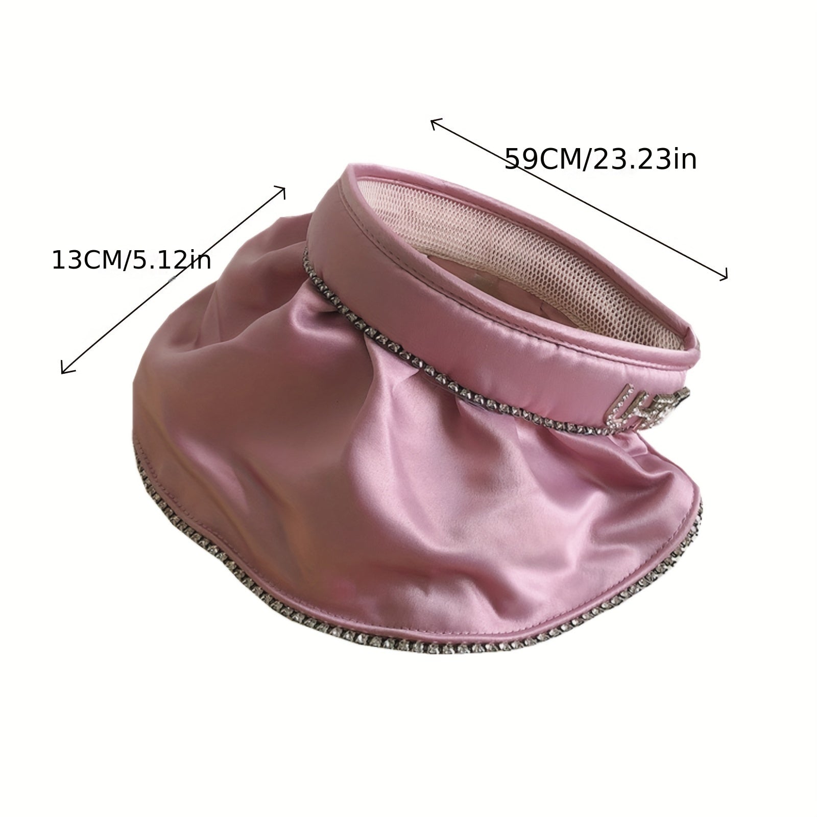 Casual Shell Visor Hat UV Protection Foldable Solid Summer Sun Hat For Women