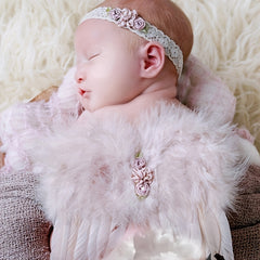 Newborn Angel Wings Photography Costume 2pcs Set