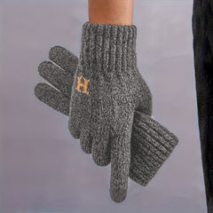 Men's Plush Winter Gloves Thick & Warm for Cold Weather