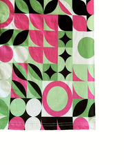 Geometric Print Maxi Skirt With Pockets