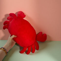 Red Crab Plush Toy Soft Stuffed Animal Perfect Gift for Friends & Family