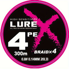 300m 328yds 4 Strands Grey Nylon Fishing Line