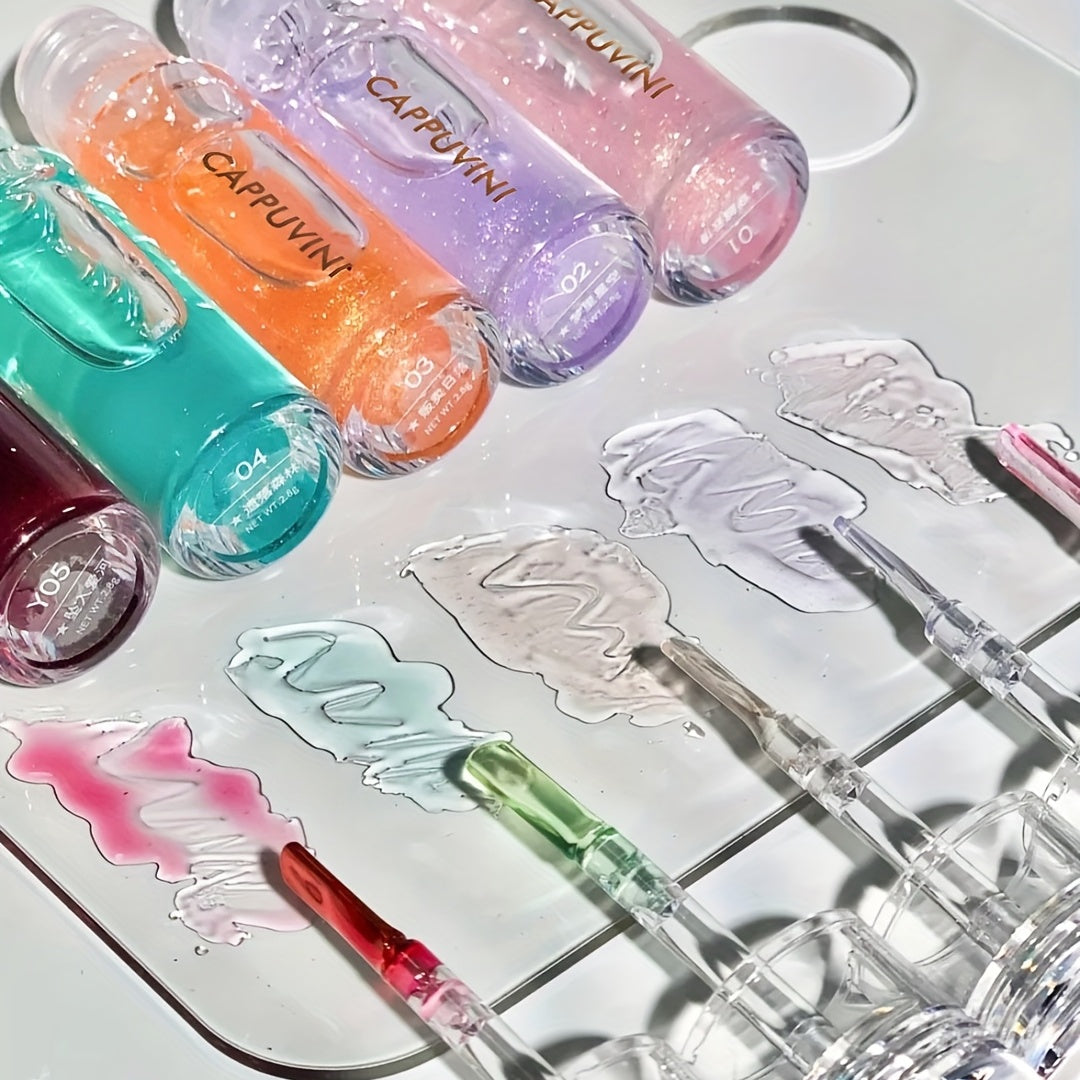 3pcs Shimmering Popsicle Lip Glaze Moisturizing Lip Gloss