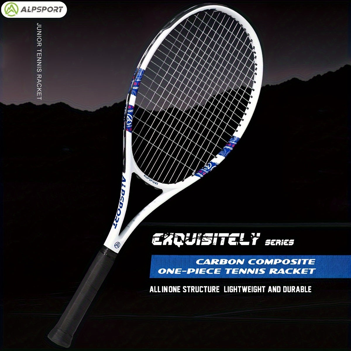 ALP Tennis Racket for Beginners - Carbon Training Racket for Outdoor
