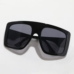 Plastic Frame Oversized Sunglasses For Men