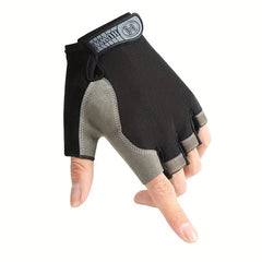 Breathable Anti Slip Half Finger Cycling Gloves for Men and Women