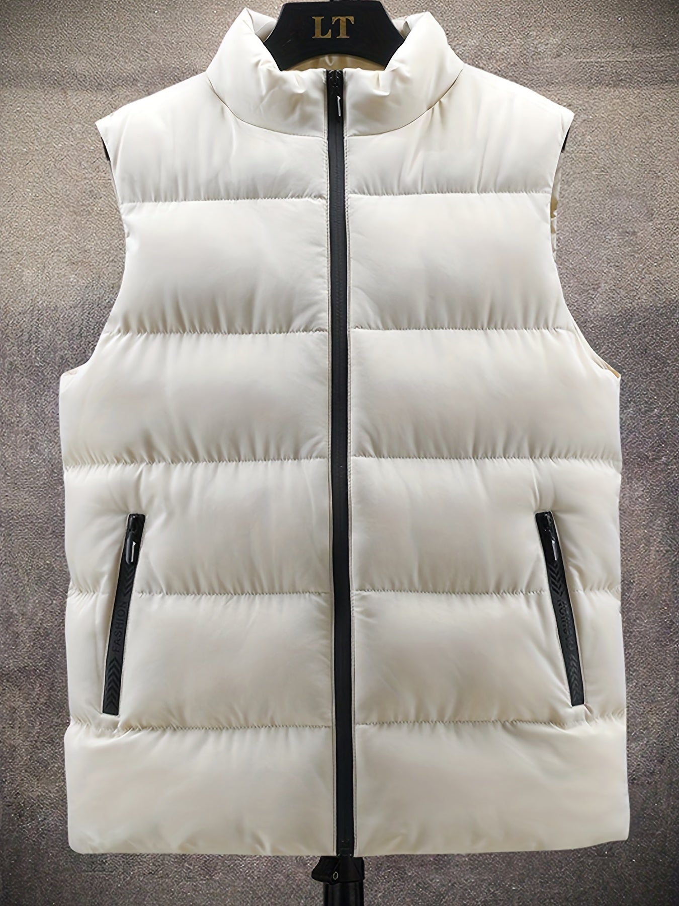 Men's Warm Winter Zipper Pockets Down Vest