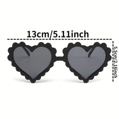 Heart Frame Sun Protection Sunglasses for Kids