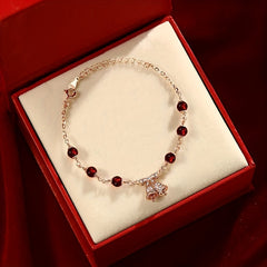 Christmas Bell Pendant Bracelet for Girls Kids