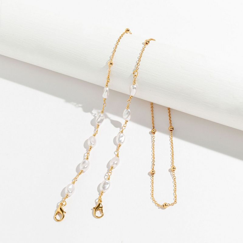 Beaded Glasses Chain Pearl Mask Chain Glasses Holder Necklace