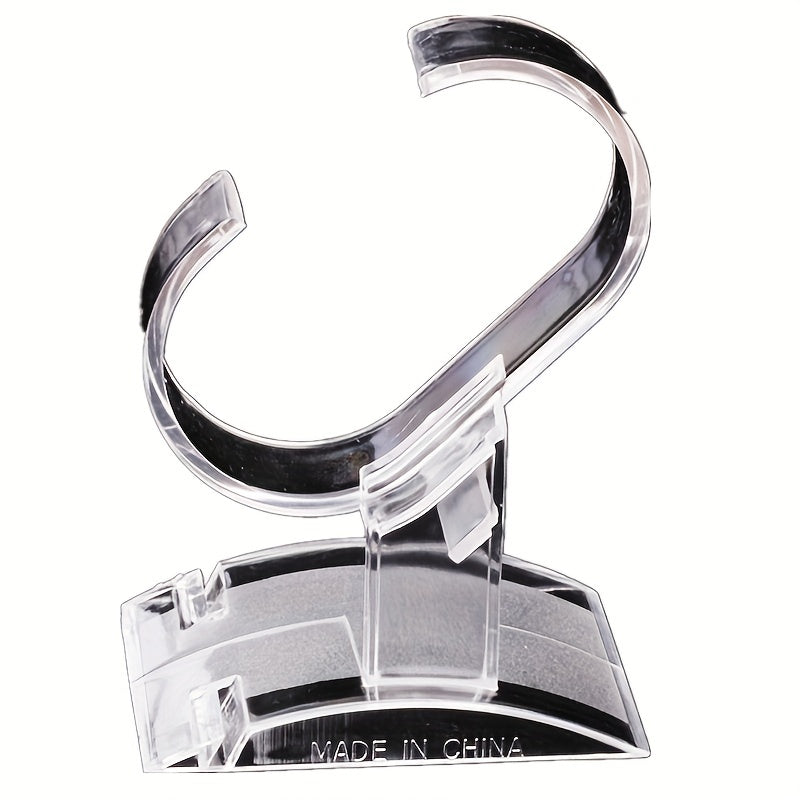 Plastic Transparent Watch Display Stand Jewelry Holder Props
