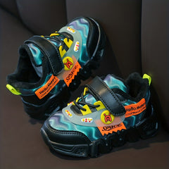 Boys Fleece Ankle Boots Warm Comfy Hiking Shoes