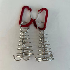 2pcs Stainless Steel Camping Deck Nails Tent Pegs