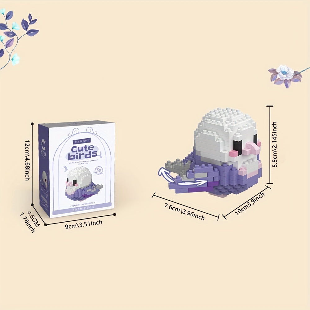 Micro Particle Parrot Bird Series Assembly Puzzle Toy Home Decoration