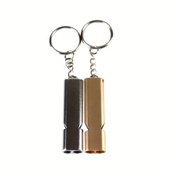 Portable Aluminum Alloy Whistle for Outdoor Survival