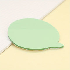 1pc Transparent PET Sticky Notes Pure Message Paper Special shaped Note Book