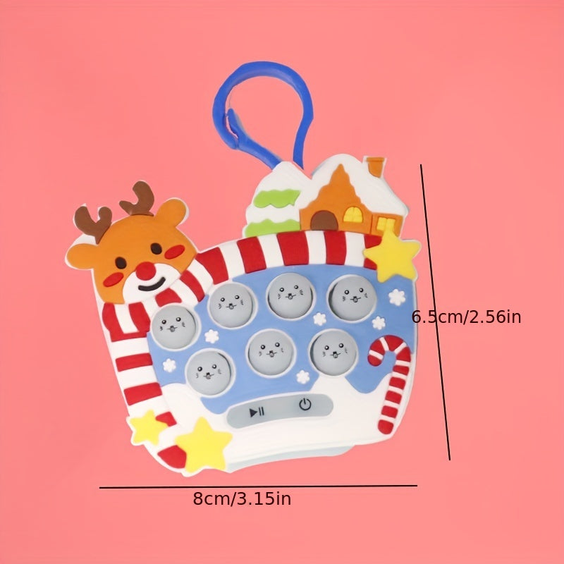 Christmas Mini Whack a mole Game Console Puzzle Decompression Bubble Fun