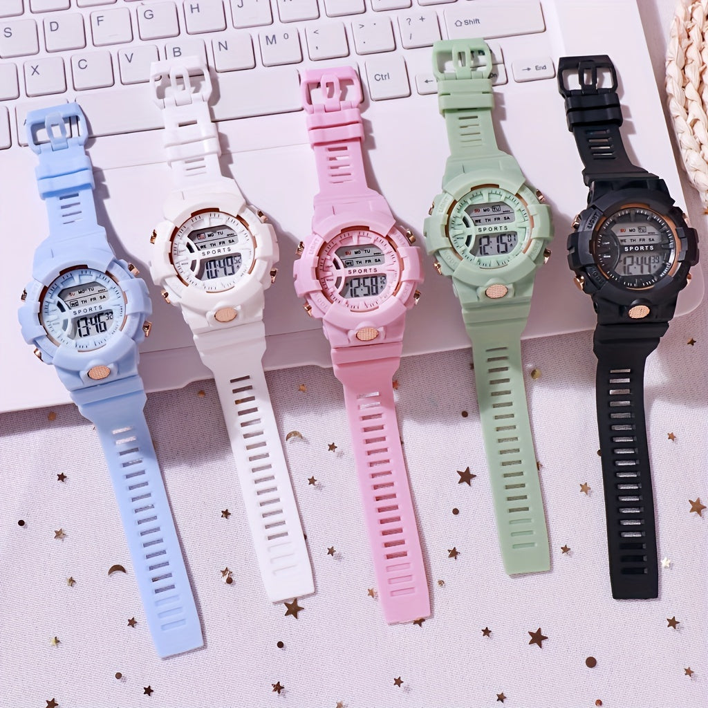 Waterproof Kids' Sports Watch Luminous Display