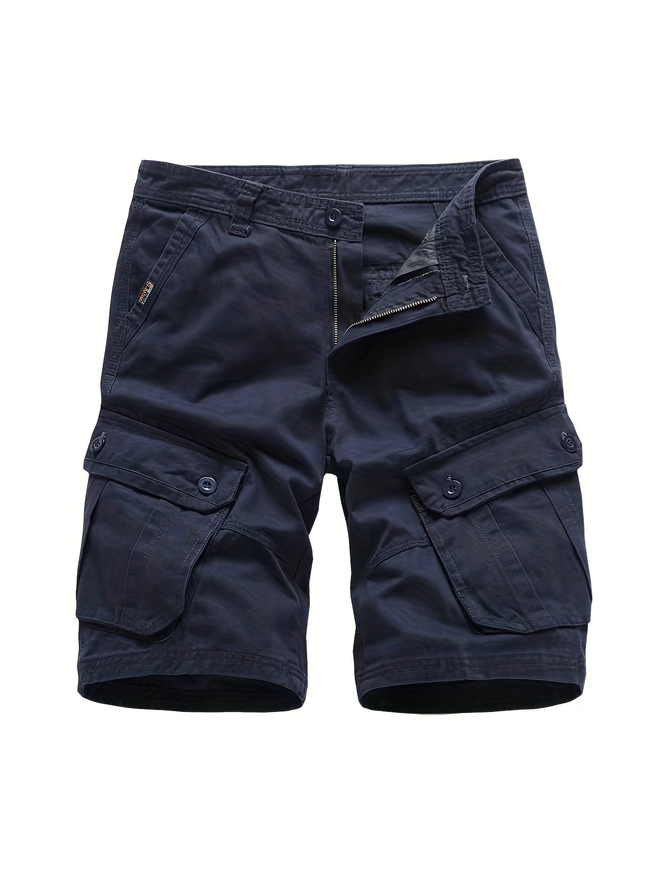 Men's Casual Cotton Cargo Shorts for Summer Outdoor
