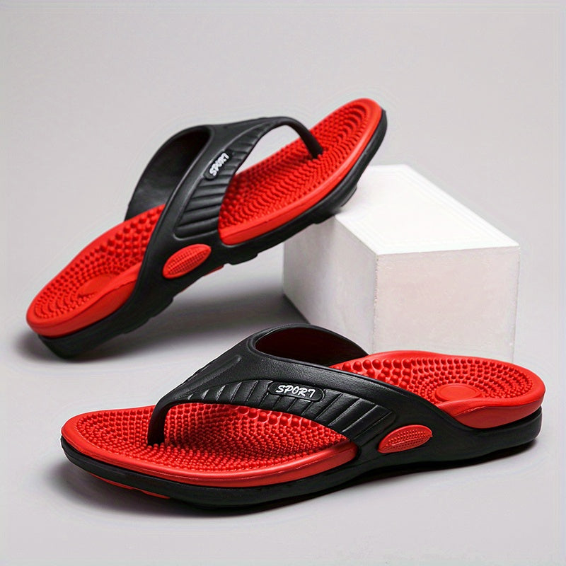 Men's Thong Sandals Non Slip Flip flops Shoes For Beach Shower