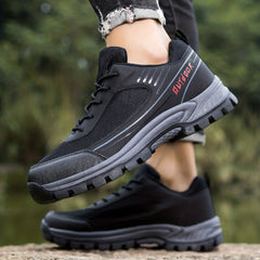 Unisex Lace Hiking Shoes Non Slip Thermal Outdoor Trekking Shoes