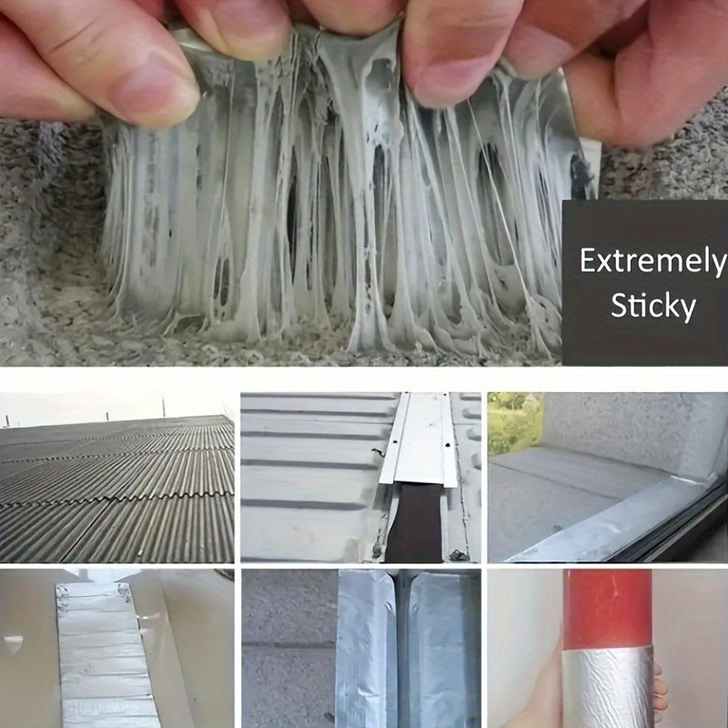 Waterproof Aluminum Foil Tape 4.98m Heat Resistant for Repairs