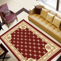 Geometric Absorbent Non Slip Rugs Rustic Carpet Living Room Bedroom Bedside