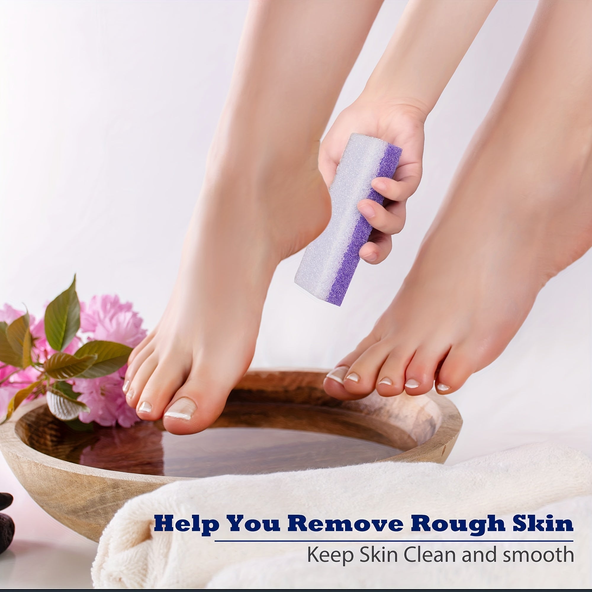 4pcs Foot Pumice Stone Callus Remover Scrubber