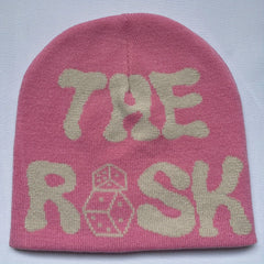 English Jacquard Knitted Hat Hip Hop Cap Warm Letter Cap