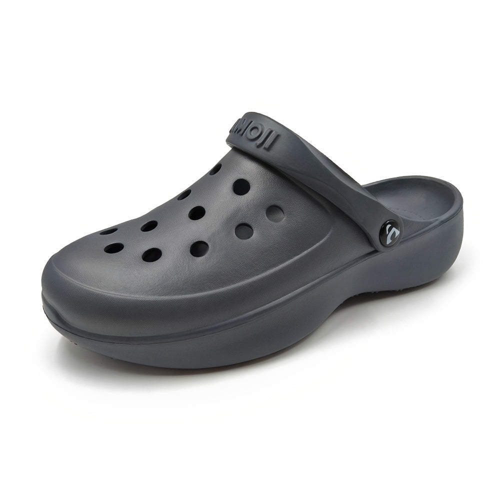 Men's Non Slip Clogs Garden Shoes Athletic Sandals Grey