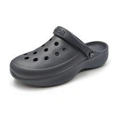 Men's Non Slip Clogs Garden Shoes Athletic Sandals Grey
