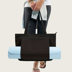 Yoga Bag for Women with Mat Carrier Canvas Tote - Pilates Gym
