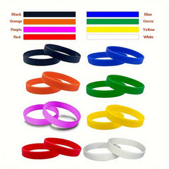 2pcs Silicone Bracelet for Fitness and Sports