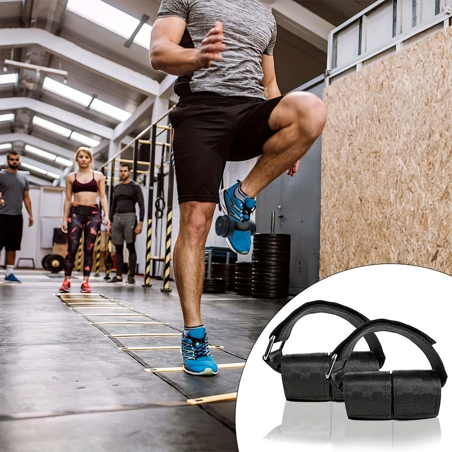 Adjustable Dumbbell Lifting Straps for Leg Exercises
