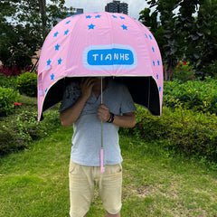 Mushroom Shape Umbrella Windproof Waterproof for Outdoor Activities Children