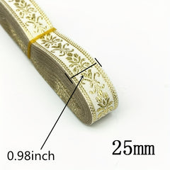 Vintage Ethnic Embroidery Ribbon Boho Lace Trim DIY Sewing Accessories