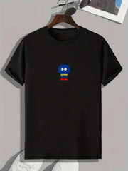 Men's Doodle T-Shirt Stretch Breathable Tee